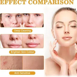 CHIWA Set Of 2 Golden Peel Off Mask - 120 ml Each With Brush image 2