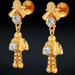 Joyalukkas Women Earrings Gold- 2.44 gms-picture-35