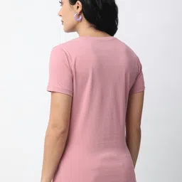 R&B V-Neck Cotton Relaxed Fit T-shirt image 4