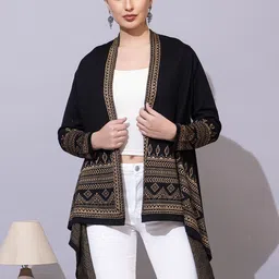 Anouk Woven Design Open Front Shrug-picture-32