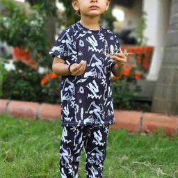 ALANTA Unisex Kids Printed T-shirt-picture-41