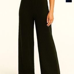Fabflee Women Pack Of 2 Striped Wide Leg Fit Cotton Parallel Trousers-picture-46