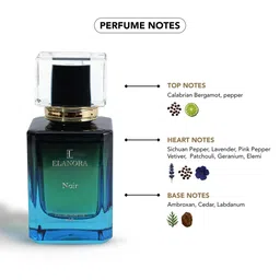 ELANORA Noir Long Lasting Eau De Parfum- 50 ml image 3