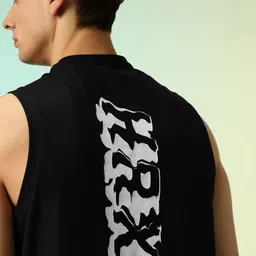 HRX by Hrithik Roshan Brand Logo Printed T-shirt image 4