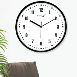 random Plastic 12 Inch Wall Clock image 1