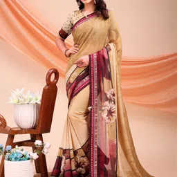 LeeliPeeri Designer Floral Printed Georgette Saree-picture-23