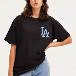 CLAFOUTIS Women Typography Printed T-shirt-image-56