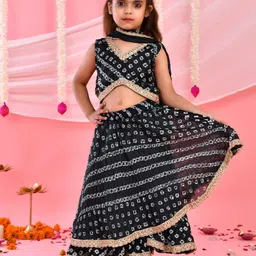 Rangpur Girls Printed Ready to Wear Lehenga & Blouse With Dupatta-image-37