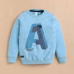 Ginie Boys Typography Printed Full Sleeves Round Neck Pullover Sweatshirts-picture-24
