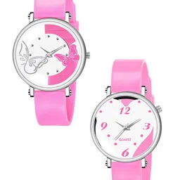 Gopal Shopcart Unisex Dial & Straps Analogue Watch 601 Pink 603 Pink-picture-19