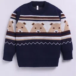 Toonyport Boys Abstract Printed Woollen Pullover image 4