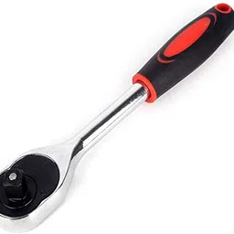 Inditrust Fixed Square 1/4 Inches Anti-slip Hand-grip Head Drive Ratchet Wrench Repair Tools image 4