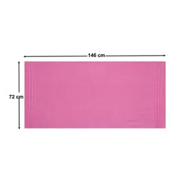 Kuber Industries Pink Set of 3 Super Absorbent 400 GSM Cotton Bath Towels image 2