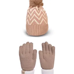 LOOM LEGACY Women Patterned Acrylic Winter Gloves-image-17