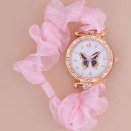 SZN Women Dial & Straps Analogue Watch Zudi Ribbin Pink Av image 5