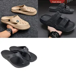 Feel alive Set Of 3 Ultra-Comfortable Thong Flip-Flops-picture-21