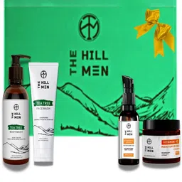 The Hill Men Set Of 4 Tea Tree Face Wash, Body Wash, Vitamin C Serum & Cream-picture-21