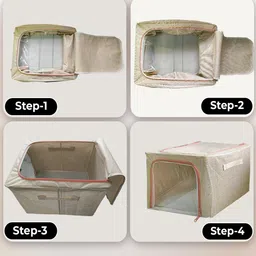 Sittella Beige Set of 3 Regular Multi-Utility Organisers image 4