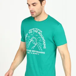 Provogue Men Typography Printed T-shirt image 3