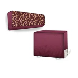 The Furnishing Tree Split AC Cover Set of Indoor and Outdoor Unit Used for 1 Ton Samsung AR12BYMZAU-picture-18