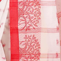 DipDiya Ethnic Motifs Woven Design Pure Cotton Taant Saree image 5