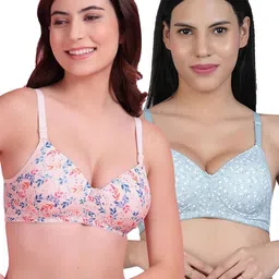 SHYAM SONS FLAIR Floral Bra Full Coverage Lightly Padded-picture-13