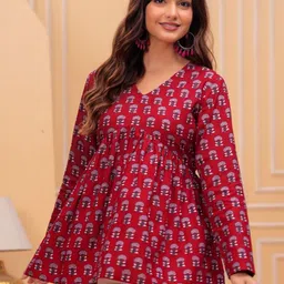 OKARA Floral Print Top image 2