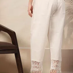 Clora Creation Women Embellished Knitted Ethnic Palazzos image 4