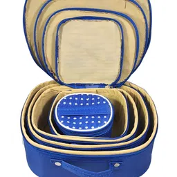 Ajabh Blue Set of 5 Regular Makeup Organiser Organisers image 3