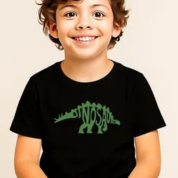 TAGWEAR Boys Typography Printed Round Neck Cotton T-shirt-picture-33