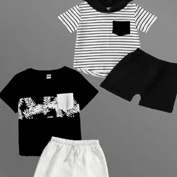 Lofn Unisex Kids Printed T-shirt with Shorts-picture-28