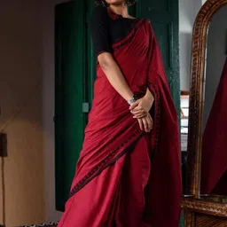 sourav biswas Ethnic Motifs Pure Cotton Saree image 2