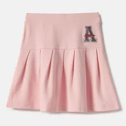 United Colors of Benetton Girls Pleated A-Line Mini Skirt-image-14