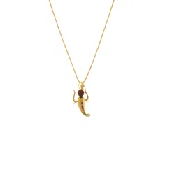 SANAA CREATIONS Gold-Plated Geometric Pendants with Chains image 3