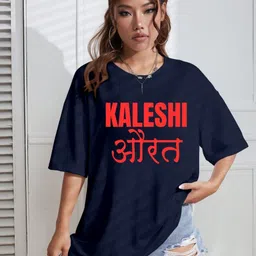 CORSICA Women Printed Drop-Shoulder Sleeves T-shirt-image-26