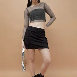 Ginger by Lifestyle Women Solid Sleeveless T-shirt image 2