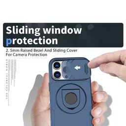 Luxury Kase iPhone 15 Pro Mag-Safe Shockproof Rugged Back Case with Ring Kickstand image 4