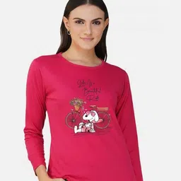 Metronaut Women 2 Printed Bio Finish Applique T-shirt image 4