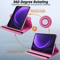 tgk Flip Cover for Samsung Galaxy Tab S9 FE 10.9 Inch, SAMSUNG Galaxy Tab S10 FE 10.9 inch image 3