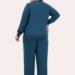 GlamZei Pure Cotton Round Neck T-Shirt With Trousers Co-Ords image 4