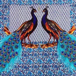 kaany fab Cotton Single Flat 144 TC Jaipuri Prints Bedsheet image 2