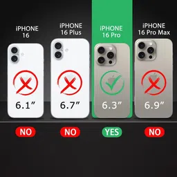 Luxury Kase iPhone 16 Pro Mag-Safe Shockproof Rugged Case with Ring Kickstand image 3