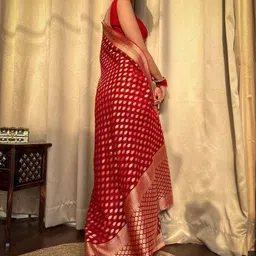 Dinesh Ethnic Traditional Wear Woven Design Zari Art Silk Handloom Banarasi Saree image 3