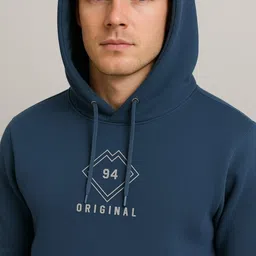 Parcel Yard Men Printed Hooded Sweatshirt image 5