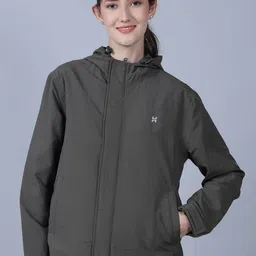 HOUSE OF VEDAS Waterproof Hooded Rain Jacket-image-22
