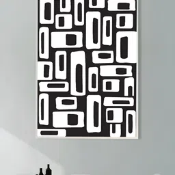 nestroots White & Black Canvas Wall Art-picture-34