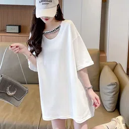 StyleCast x Revolte Women Solid Round Neck Cotton Top-image-88