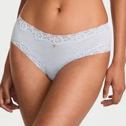 Victoria's Secret Women Self Designed Low-Rise Lace-Waist Basic Briefs-picture-16