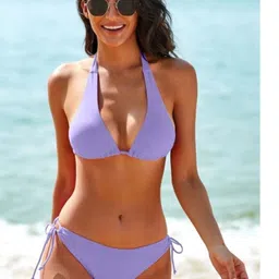 fashion cottage private limited Halter Neck Swim Bikini Set-picture-19