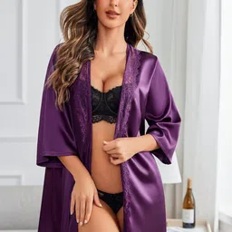 Hypestitch Women Baby Doll Robe Set-picture-24